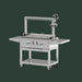 Thickened Large Outdoor BBQ Grill, Villa Courtyard BBQ Stand, American BBQ, Large Gathering Meat Roasting Furnace