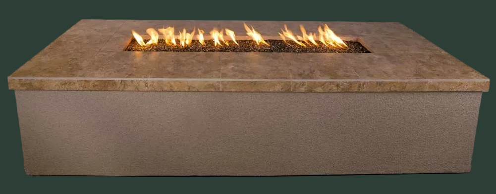 Entertainer Outdoor Fire Pit with Fire-Glass for Ultimate Patio Experience