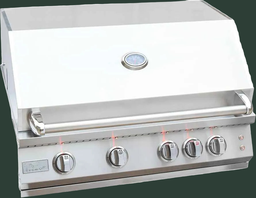 KoKoMo 32” Gas Grill with 4 Burners, Laser-Cut Grates & Back Burner