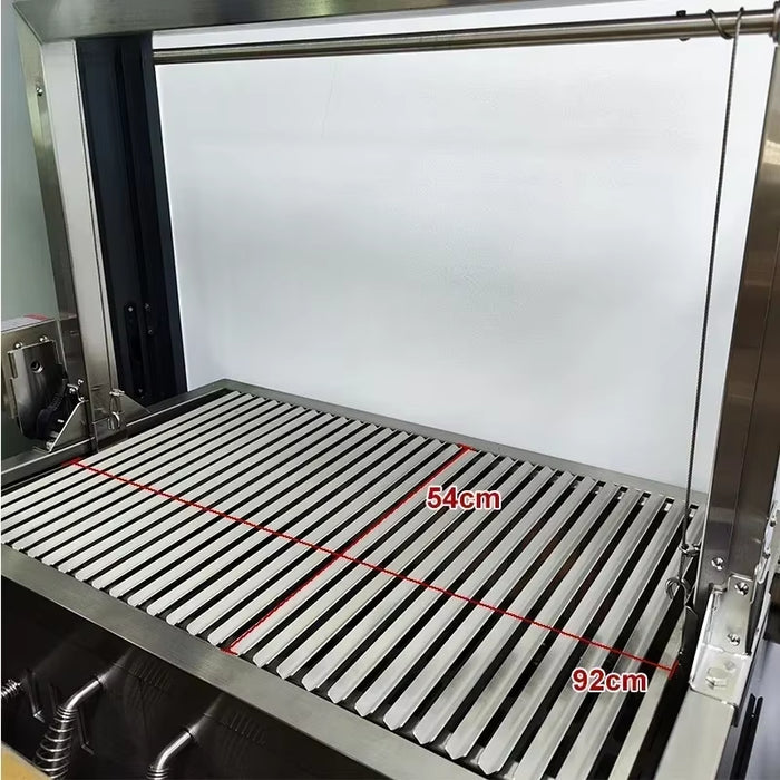 Thickened Large Outdoor BBQ Grill, Villa Courtyard BBQ Stand, American BBQ, Large Gathering Meat Roasting Furnace