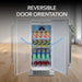 3.0 Cu.Ft. Indoor Outdoor Beverage Refrigerator Stainless Steel