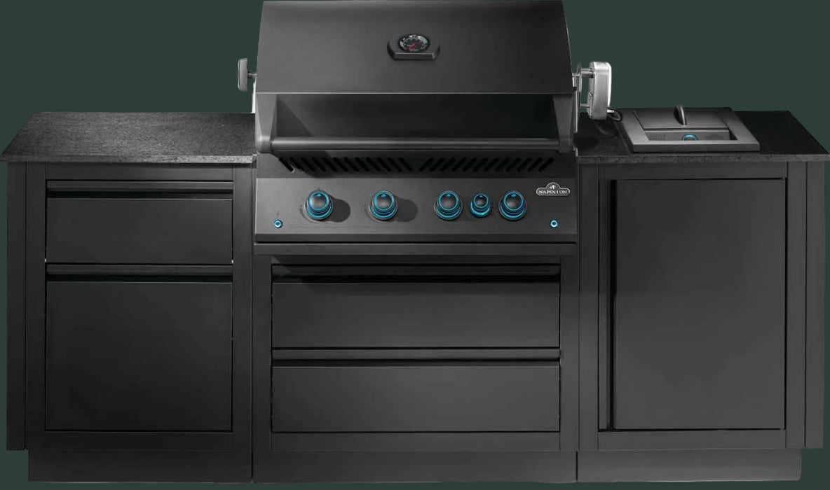 Patio Outdoor Kitchen - Patio Elegance OASIS™ 300 with Built-in 700 Series 32" Gas Grill