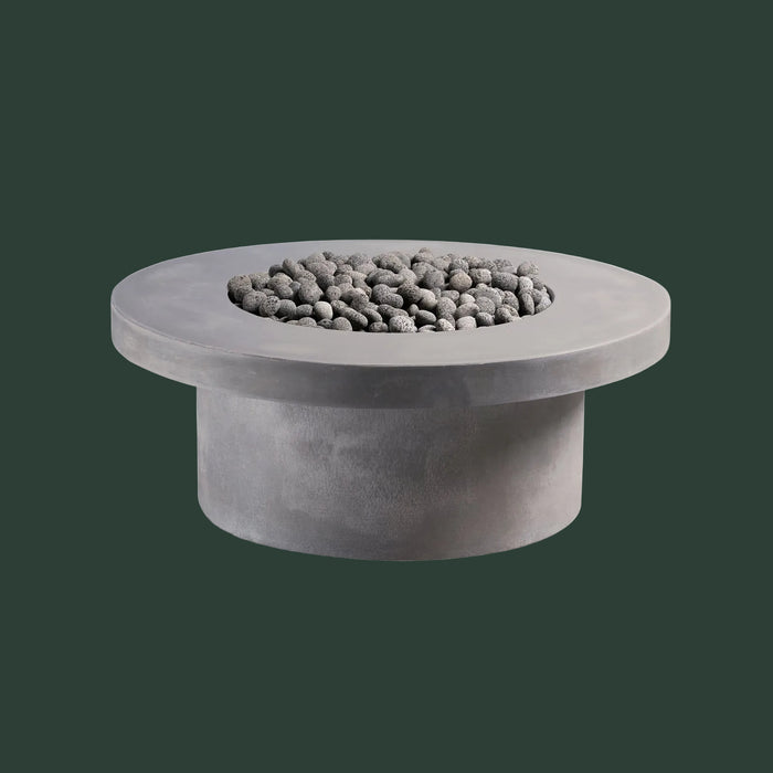 Mirasol - Circular Concrete Fire Pit Table