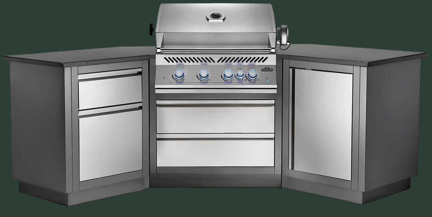 Patio Outdoor Kitchen Grill - Patio Elegance OASIS™ 200 with Built-in 700 Series 32" Gas Grill