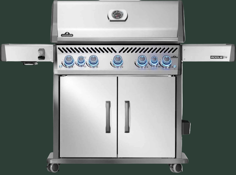 Patio Elegance Gas Grill Rogue PRO‑S 625 RSIB with Infrared Side and Rear Burners
