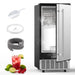 R.W.FLAME 80 Lb. Daily Production Clear Cube Ice Under-Counter/Freestanding Ice Maker for Commercial Use & Home Use