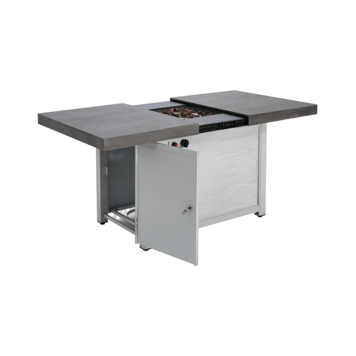 Alora Premium 50K BTU Rectangle Outdoor Aluminum Fire Pit Table (SAK70248)