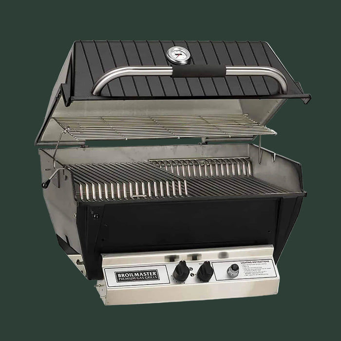 Broilmaster P3X Super Premium Cast Aluminum Gas Grill With Flare Busters, Griddle And Smoker Shutter (SAK98194)