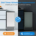 R.W.FLAME 80 Lb. Daily Production Clear Cube Ice Under-Counter/Freestanding Ice Maker for Commercial Use & Home Use