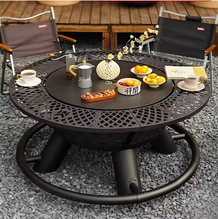 EmberGrid Artisan Firepit